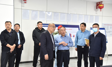 曹永湖一行到俊源石油調研指導工作